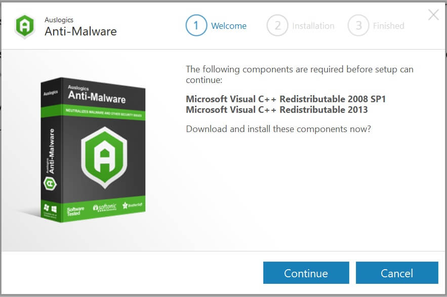 How to install Auslogics Anti-Malware