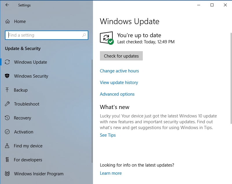 It is important to check for updates if the ‘A component of the operating system has expired’ error crops up