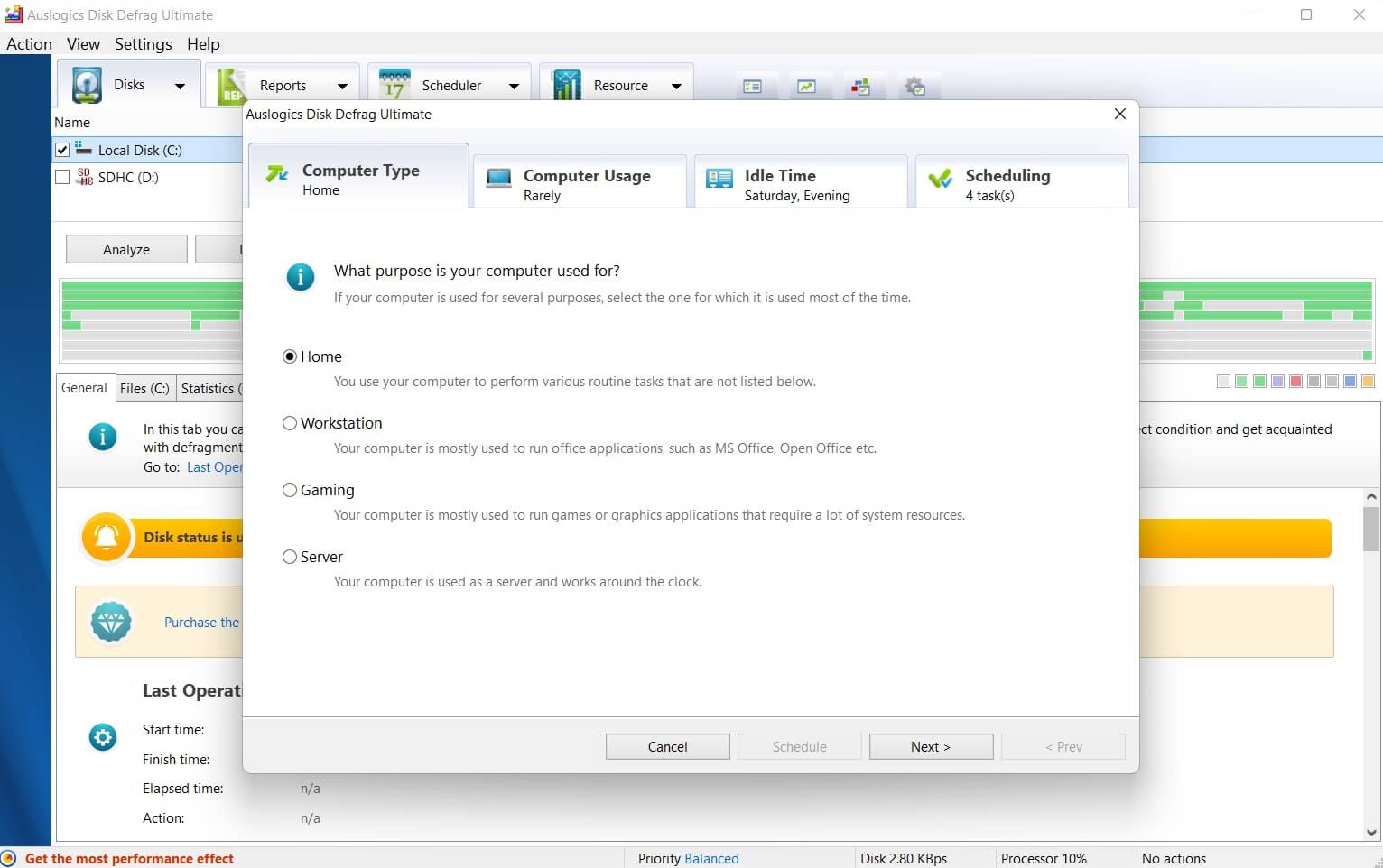 Auslogics Disk Defrag Ultimate