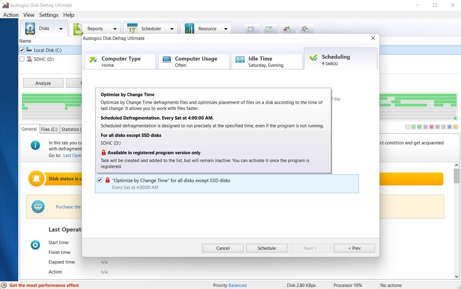 Auslogics Disk Defrag Ultimate
