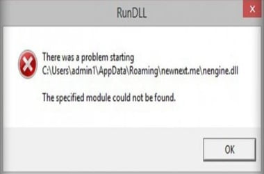 How to fix The specified module could not be found issue?
