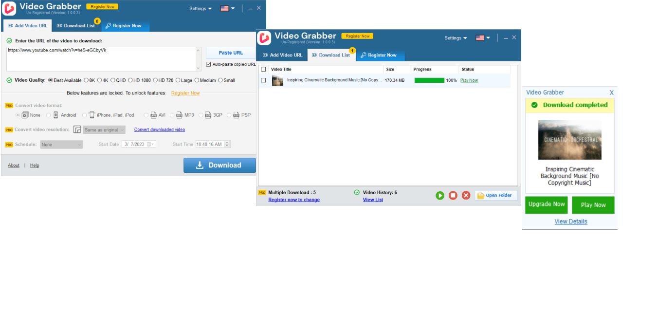 Auslogics video grabber