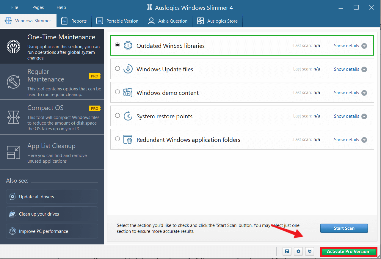 Auslogics Windows Slimmer 4