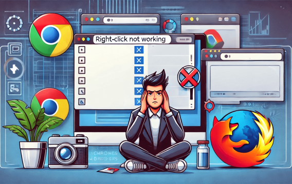 How to Fix RightClick Not Working on Chrome and Firefox?