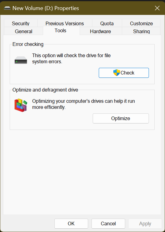 How to use CHKDSK Utility