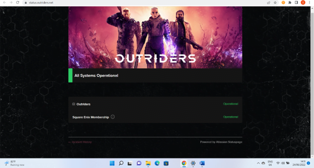 Follow the Outriders official Twitter page to get server downtime and game-related updates