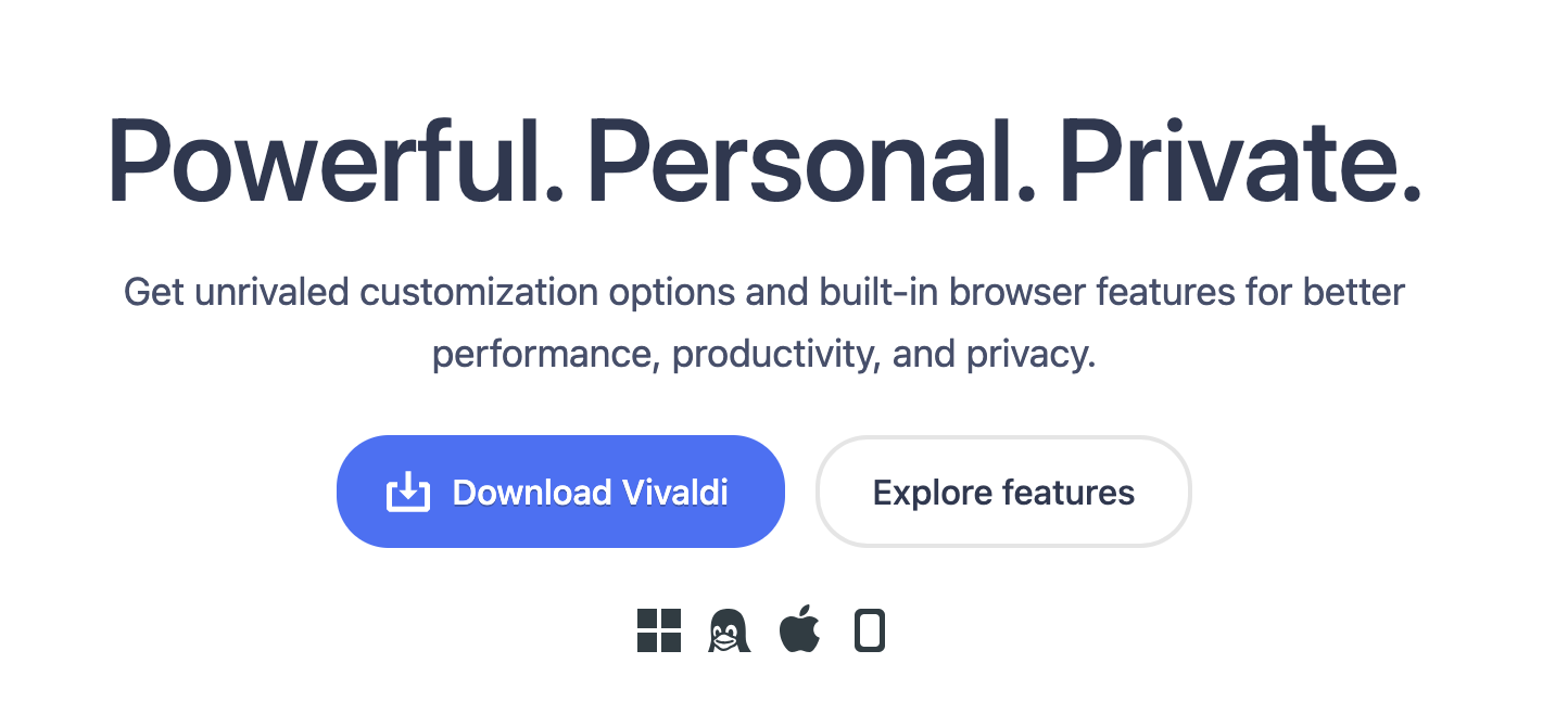 Vivaldi browser