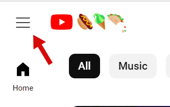 YouTube settings