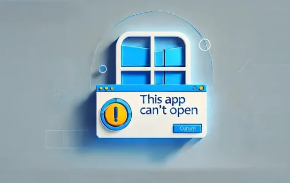 How to Fix This App Cant Open Issue on Windows 10?