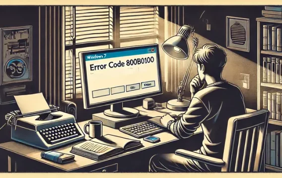 How to fix Error Code 800b0100 in Windows 7?