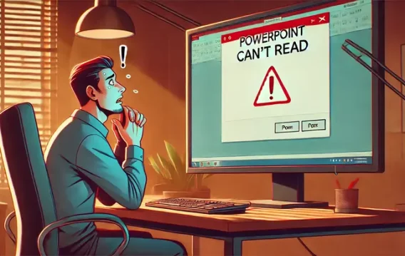 How to Get Rid of PowerPoint Can’t Read Error Message?